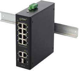 Switch przemysłowy PoE PULSAR ISFG108 (8xPoE, 2xSFP, 2xRJ45)