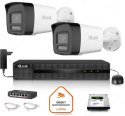 Zestaw monitoringu Hilook 2x IPC-B140HA-LU z dyskiem 2TB