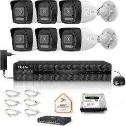 Zestaw monitoringu Hilook 6x IPC-B140HA-LU z dyskiem 2TB