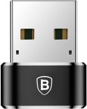 Adapter przejściówka OTG USB-C / USB-A Baseus Mini CAAOTG-01 czarna