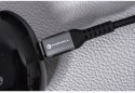 KABEL USB-C / USB-C Forcell F-Energy Cafule 50 cm 240 W 5A PD QC 4.0 CZARNY W OPLOCIE