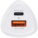ŁADOWARKA SAMOCHODOWA Forcell Carbon CC50-1A1C 38 W 1x USB-C 1x USB-A PD 3.0 QC 3.0 BIAŁA