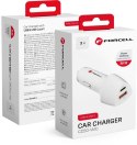 ŁADOWARKA SAMOCHODOWA Forcell Carbon CC50-1A1C 38 W 1x USB-C 1x USB-A PD 3.0 QC 3.0 BIAŁA