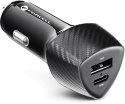 ŁADOWARKA SAMOCHODOWA Forcell Carbon CC50-1A1C 38 W 1x USB-C 1x USB-A PD 3.0 QC 3.0 CZARNA