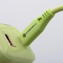 ŁADOWARKA SIECIOWA Forcell F-Energy GaN III VT-41 33 W 1x USB-C 1x USB-A PD 3.0 QC 4.0 ZIELONA