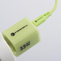 ŁADOWARKA SIECIOWA Forcell F-Energy GaN III VT-41 33 W 1x USB-C 1x USB-A PD 3.0 QC 4.0 ZIELONA