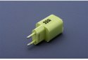 ŁADOWARKA SIECIOWA Forcell F-Energy GaN III VT-41 33 W 1x USB-C 1x USB-A PD 3.0 QC 4.0 ZIELONA