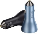 Ładowarka samochodowa Baseus Golden Contractor Pro CGJP010013 65 W 2x USB-C 1x USB-A ciemnoszara
