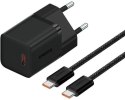 Ładowarka sieciowa Baseus GaN 5 Fast Charger Mini P10110902113-00 30 W USB-C PD 3.0 QC 3.0 + kabel