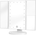 Lusterko do makijażu Humanas HS-ML04 z podświetleniem LED - biały