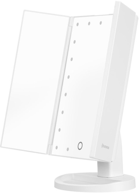 Lusterko do makijażu Humanas HS-ML04 z podświetleniem LED - biały