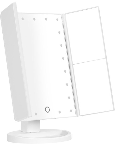 Lusterko do makijażu Humanas HS-ML04 z podświetleniem LED - biały