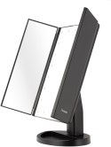 Lusterko do makijażu Humanas HS-ML04 z podświetleniem LED - czarny