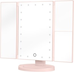 Lusterko do makijażu Humanas HS-ML04 z podświetleniem LED - różowy