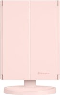 Lusterko do makijażu Humanas HS-ML04 z podświetleniem LED - różowy