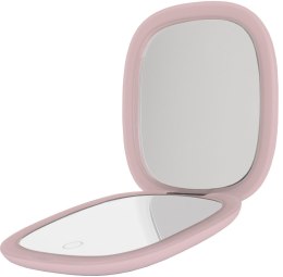 Lusterko kosmetyczne Humanas HS-PM01 z podświetleniem LED - różowy