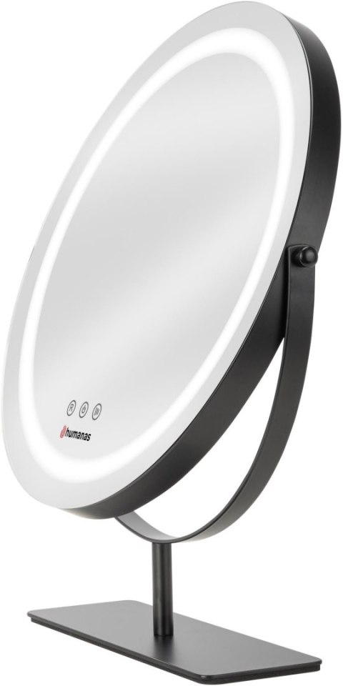 Lustro do makijażu Humanas HS-HM Scarlet z oświetleniem LED - czarny