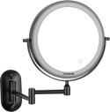 Lustro łazienkowe Humanas HS-BM01 z podświetleniem LED - czarny