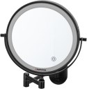 Lustro łazienkowe Humanas HS-BM01 z podświetleniem LED - czarny