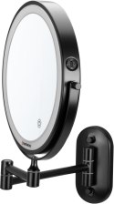 Lustro łazienkowe Humanas HS-BM01 z podświetleniem LED - czarny