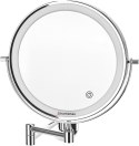 Lustro łazienkowe Humanas HS-BM01 z podświetleniem LED - srebrny