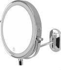 Lustro łazienkowe Humanas HS-BM01 z podświetleniem LED - srebrny