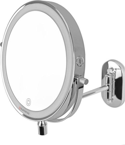 Lustro łazienkowe Humanas HS-BM01 z podświetleniem LED - srebrny