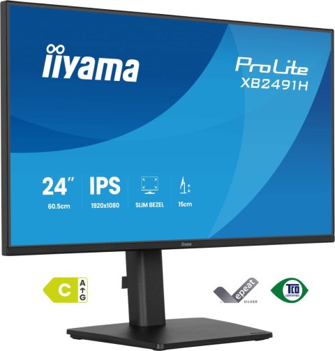 Monitor LED IIYAMA XB2491H-B1 HDMI DisplayPort IPS 120HZ 1ms HAS PIVOT