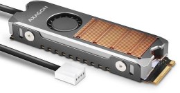 Radiator do dysków Axagon CLR-M2FAN M.2 SSD 13mm z wentylatorem