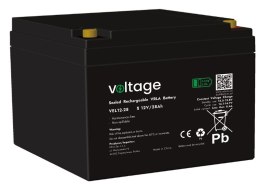 Akumulator AGM Voltage Long Life 12V 28Ah VEL12-28 (Żywotność 15 lat)