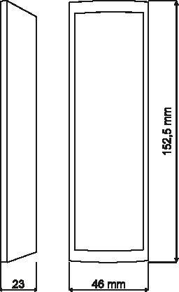Czytnik zbliżeniowy ROGER PRT12MF-R4-BK