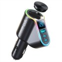 Joyroom szybka ładowarka samochodowa 4w1 USB-A QC3.0 / 2xUSB-C PD 150W czarna