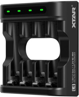 Ładowarka do akumulatorów R03 / AAA oraz R6 / AA Li-ion 1,5V / NiMH Xtar L4