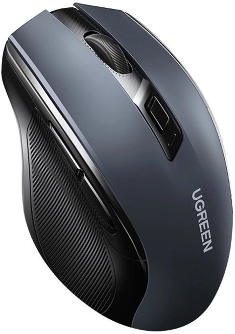 Mysz optyczna Ugreen MU006 bezprzewodowa USB 2.4GHz / Bluetooth 5.0 4000 DPI - czarna