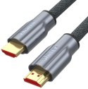 Unitek przewód LUX HDMI 2.0 oplot 1M