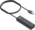 Aktywny hub USB Unitek 4w1 5Gbps z zasilaniem przez USB-C